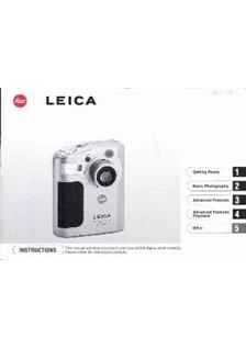 Leica Digilux Zoom manual. Camera Instructions.